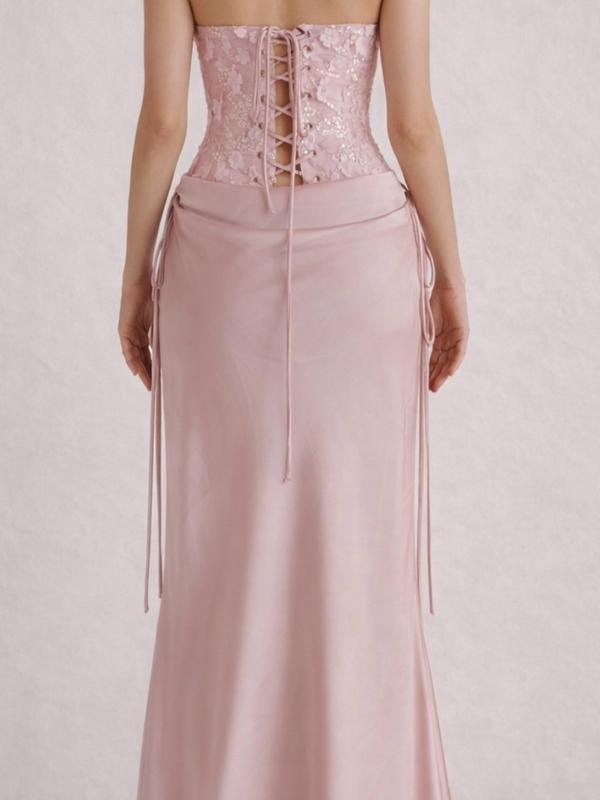 Get 70% Off On The Rosé Swan Dress Only Today 💕